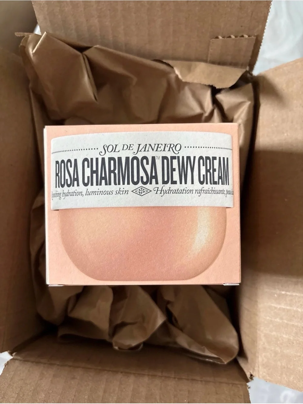 New Sol de Janeiro Rosa Charmosa Dewy Body Cream with Rosewater + Crystal Peptid